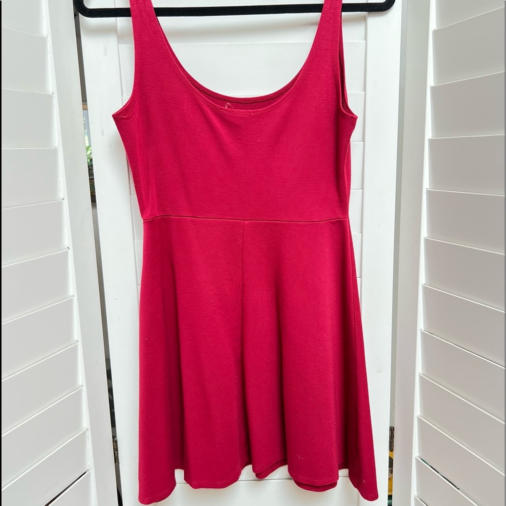 DRESS ROLLA COASTER SIZE M RED/PINK